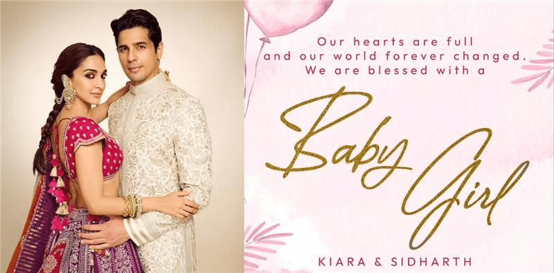The Power Couple, Kiara Advani and Sidharth Malhotra, Welcome Baby Girl